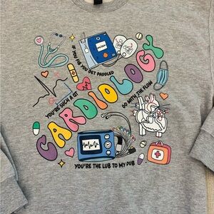 Cardiology Print sweatshirt